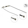 Delock WLAN Doppelantenne 2 x I-PEX Inc., MHF® 4L Stecker 802.11 ac/a/h/b/g/n 1,12 - 3,18 dBi 1.13 36 cm intern Schraubmontage o