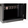 Delock 10″ Netzwerkschrank mit Glastür 6 HE schwarz