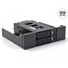 Delock Slim Bay Wechselrahmen für 2 x 2.5″ U.2 NVMe SSD mit 5.25″ Rahmen