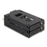 Delock Slim Bay Wechselrahmen für 2 x 2.5″ U.2 NVMe SSD mit 5.25″ Rahmen