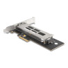 Delock Wechselrahmen PCI Express Karte für 1 x M.2 NVMe SSD - Low Profile Formfaktor