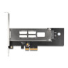 Delock Wechselrahmen PCI Express Karte für 1 x M.2 NVMe SSD - Low Profile Formfaktor