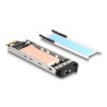 Delock Wechselrahmen PCI Express Karte für 1 x M.2 NVMe SSD - Low Profile Formfaktor