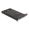 Delock PCI Express x16 Karte Wechselrahmen für 2 x M.2 NVMe SSD - Bifurcation