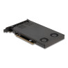 Delock PCI Express x16 Karte Wechselrahmen für 2 x M.2 NVMe SSD - Bifurcation