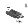 Delock 3.5″ Wechselrahmen für 2 x M.2 NVMe SSD mit OcuLink SFF-8612 Anschluss