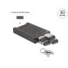 Delock 3.5″ Wechselrahmen für 4 x M.2 NVMe SSD mit OcuLink SFF-8612 Anschluss