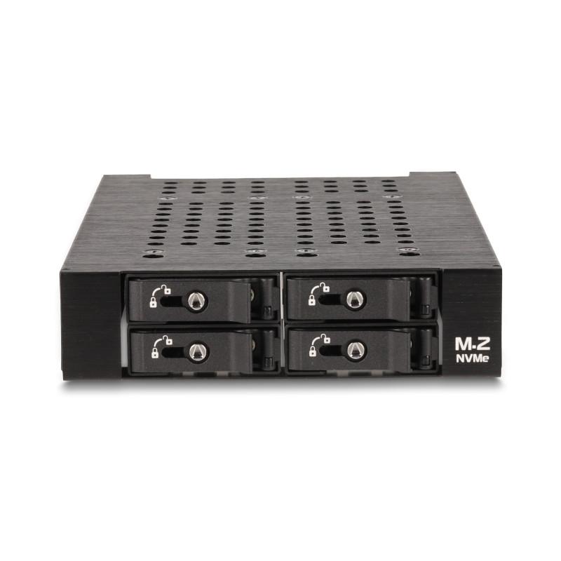Delock 3.5″ Wechselrahmen für 4 x M.2 NVMe SSD mit OcuLink SFF-8612 Anschluss