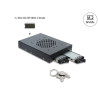 Delock 3.5″ Wechselrahmen für 2 x M.2 NVMe SSD mit Slim SAS SFF-8654 Anschluss