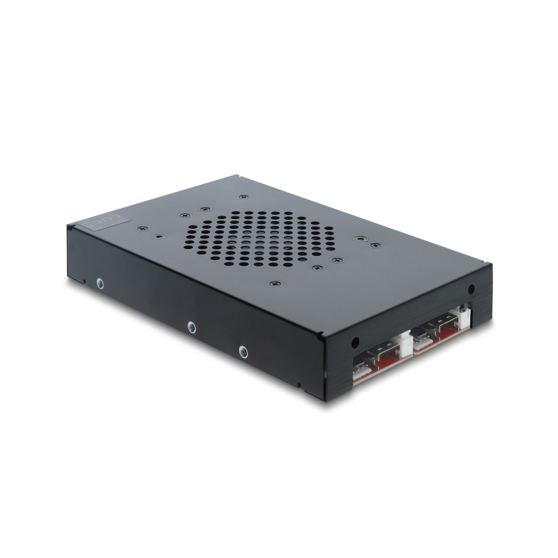 Delock 3.5″ Wechselrahmen für 2 x M.2 NVMe SSD mit Slim SAS SFF-8654 Anschluss