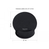 Delock Ergonomisches Mauspad mit Handballenauflage schwarz 252 x 227 mm