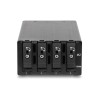 Delock Slim Bay Wechselrahmen für 4 x M.2 NVMe SSD mit Slim SAS SFF-8654 Anschluss