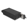 Delock Slim Bay Wechselrahmen für 4 x M.2 NVMe SSD mit Slim SAS SFF-8654 Anschluss