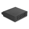 Delock 5.25″ Wechselrahmen für 8 x M.2 NVMe SSD mit Slim SAS SFF-8654 Anschluss