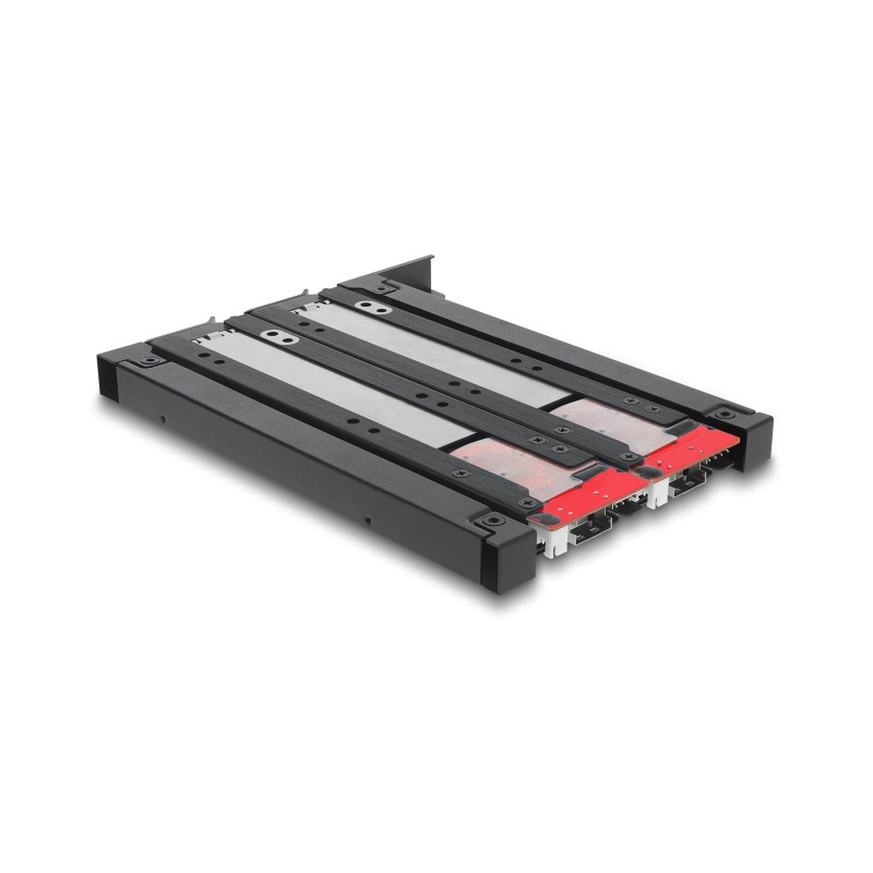 Delock Wechselrahmen für 2 x M.2 NMVe SSD mit SFF-8654 Anschluss für 12,7 mm Slim ODD Schacht
