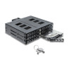 Delock 5.25″ Wechselrahmen für 6 x 2.5″ SATA oder SAS HDD / SSD mit Schloss