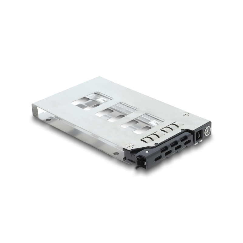 Delock 5.25″ Wechselrahmen für 6 x 2.5″ SATA oder SAS HDD / SSD mit Schloss