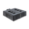 Delock 5.25″ Wechselrahmen für 8 x 2.5″ SATA oder SAS HDD / SSD mit Schloss