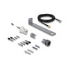 Delock 433 MHz Antenne SMA Stecker 3 dBi omnidirektional starr mit Anschlusskabel RG-58 C/U 3 m Wandmontage outdoor silber