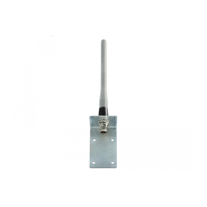 Delock LPWAN 890 - 960 MHz Antenne N Buchse 3,5 dBi omnidirektional starr Wandmontage outdoor grau