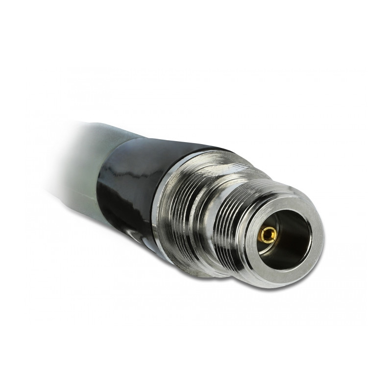 Delock LPWAN 890 - 960 MHz Antenne N Buchse 3,5 dBi omnidirektional starr Wandmontage outdoor grau