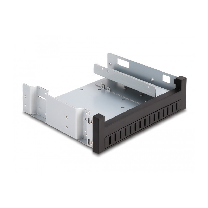 Delock 5.25″ Einbaurahmen für 1 x 5.25″ Slim Laufwerk + 1 x 2.5″ oder 3.5″ HDD