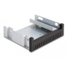 Delock 5.25″ Einbaurahmen für 1 x 5.25″ Slim Laufwerk + 1 x 2.5″ oder 3.5″ HDD