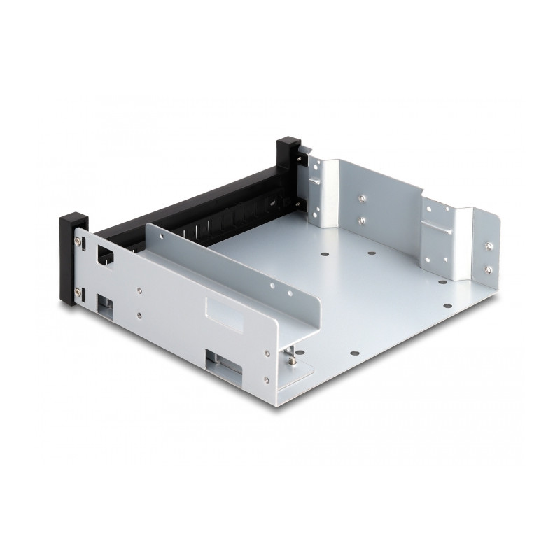 Delock 5.25″ Einbaurahmen für 1 x 5.25″ Slim Laufwerk + 1 x 2.5″ oder 3.5″ HDD