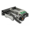 Delock 5.25″ Wechselrahmen für 1 x 2.5″ + 1 x 3.5″ SATA HDD + 2 x USB 3.0 Ports