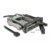 Delock 5.25″ Wechselrahmen für 1 x 2.5″ + 1 x 3.5″ SATA HDD + 2 x USB 3.0 Ports