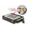 Delock 3.5″ Wechselrahmen für 1 x 2.5″ SATA / SAS HDD / SSD mit Vibrationsschutz