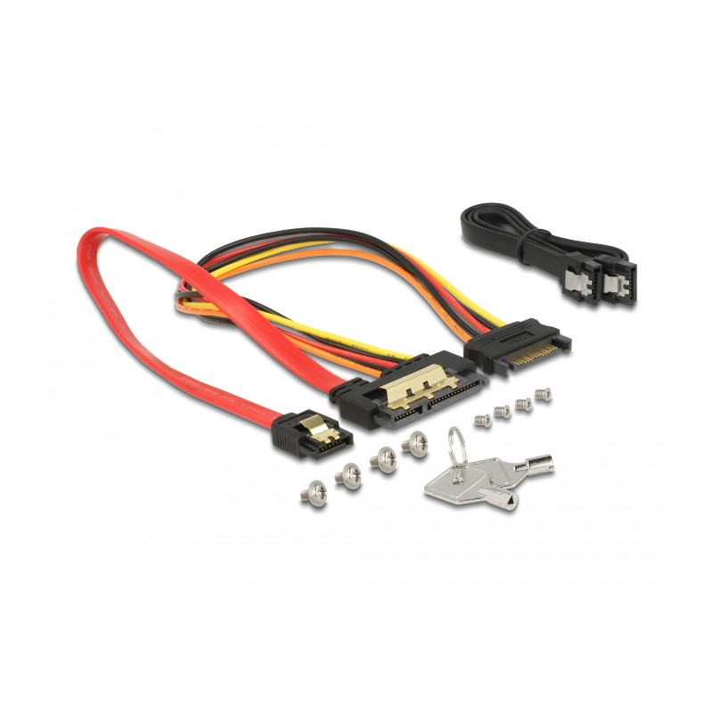 Delock 3.5″ Wechselrahmen für 1 x 2.5″ SATA / SAS HDD / SSD mit Vibrationsschutz