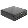 Delock 5.25″ Wechselrahmen für 1 x 5.25″ Slim Laufwerk + 2 x 2.5″ SATA HDD / SSD