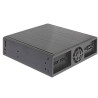Delock 5.25″ Wechselrahmen für 1 x 5.25″ Slim Laufwerk + 2 x 2.5″ SATA HDD / SSD