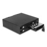 Delock 5.25″ Wechselrahmen für 4 x 2.5″ SATA / SAS HDD / SSD 12 Gb/s