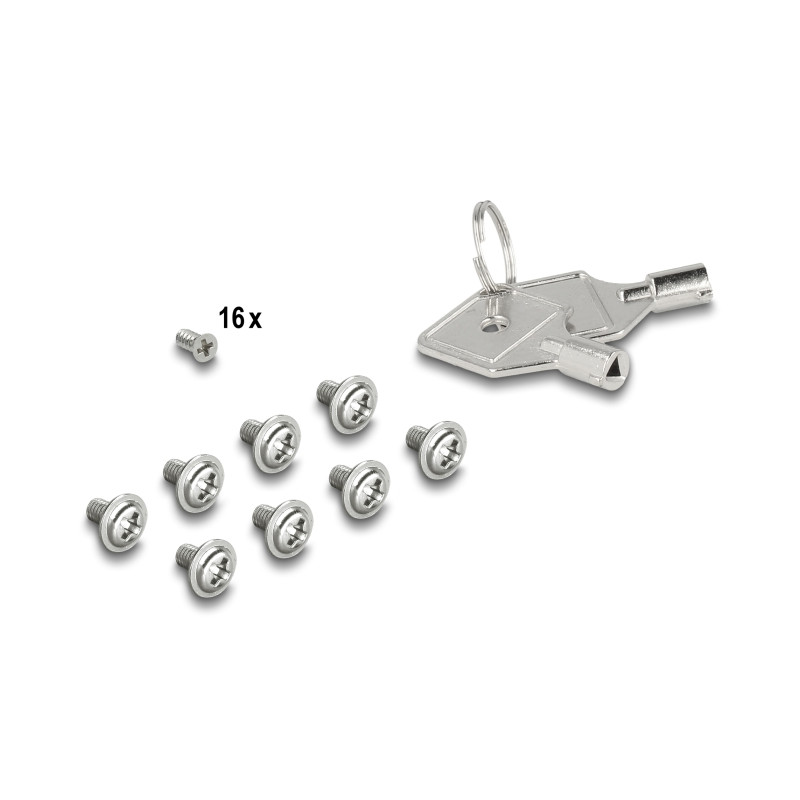 Delock 5.25″ Wechselrahmen für 4 x 2.5″ SATA / SAS HDD / SSD 12 Gb/s