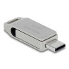 Delock USB 5 Gbps USB-C™ + Typ-A Speicherstick 256 GB - Metallgehäuse
