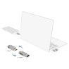 Delock USB 5 Gbps USB-C™ + Typ-A Speicherstick 256 GB - Metallgehäuse