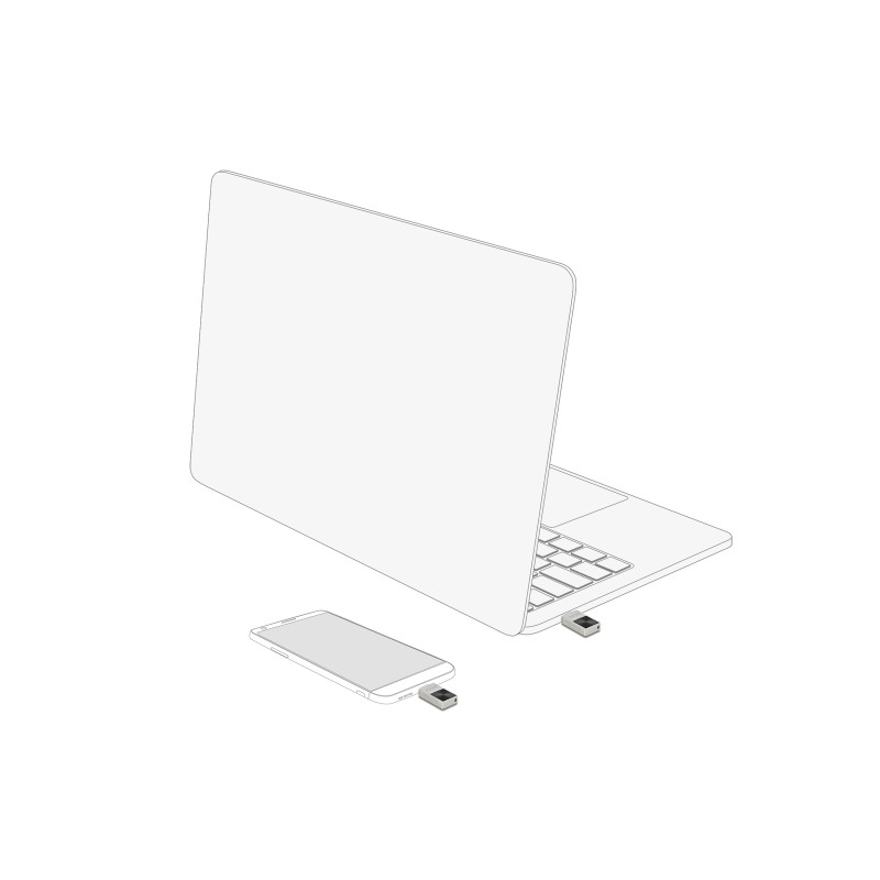 Delock Mini USB 5 Gbps USB-C™ Speicherstick 256 GB - Metallgehäuse