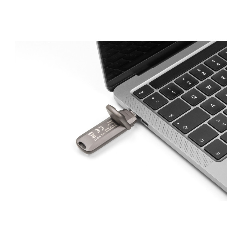 Delock USB 20 Gbps USB-C™ Speicherstick 512 GB, Lesegeschwindigkeit 1980 MB/s - Metallgehäuse