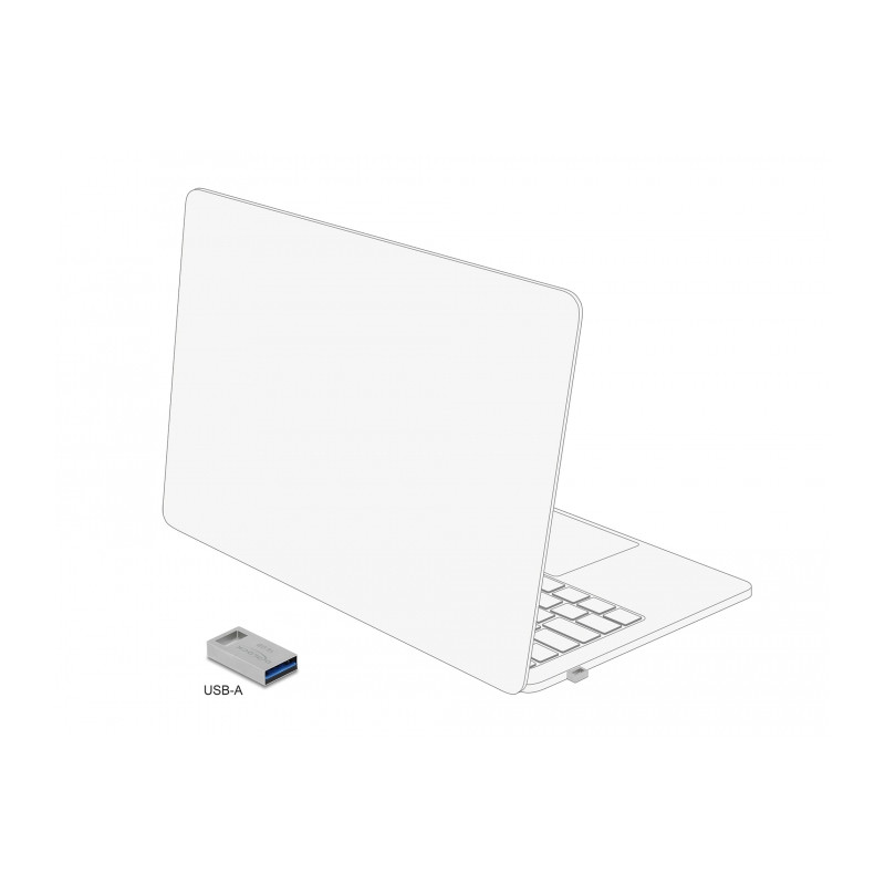 Delock USB 5 Gbps Speicherstick 16 GB - Metallgehäuse