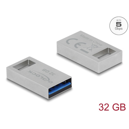 Delock USB 5 Gbps Speicherstick 32 GB - Metallgehäuse