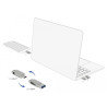 Delock USB 5 Gbps USB-C™ + Typ-A Speicherstick 128 GB - Metallgehäuse