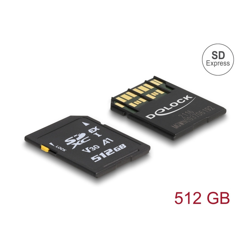 Delock SD Express Speicherkarte 512 GB