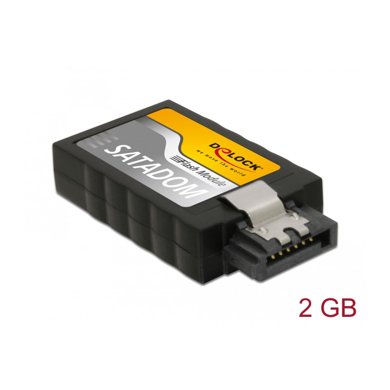 Delock SATA DOM 6 Gb/s Flash Modul 2 GB Vertikal SLC