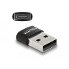 Delock USB 2.0 Adapter USB Typ-A Stecker zu USB Type-C™ Buchse schwarz