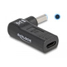 Delock Adapter für Notebook Ladekabel USB Type-C™ Buchse zu HP 4,5 x 3,0 mm Stecker 90° gewinkelt