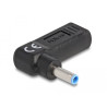 Delock Adapter für Notebook Ladekabel USB Type-C™ Buchse zu HP 4,5 x 3,0 mm Stecker 90° gewinkelt