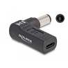 Delock Adapter für Notebook Ladekabel USB Type-C™ Buchse zu HP 7,4 x 5,0 mm Stecker 90° gewinkelt