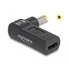 Delock Adapter für Notebook Ladekabel USB Type-C™ Buchse zu HP 4,8 x 1,7 mm Stecker 90° gewinkelt